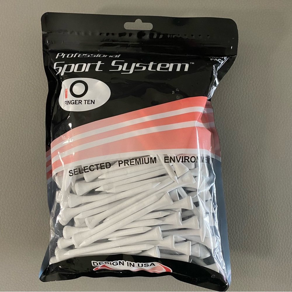 Golf Tees 3 1/4 120 Value pack FINGER TEN
